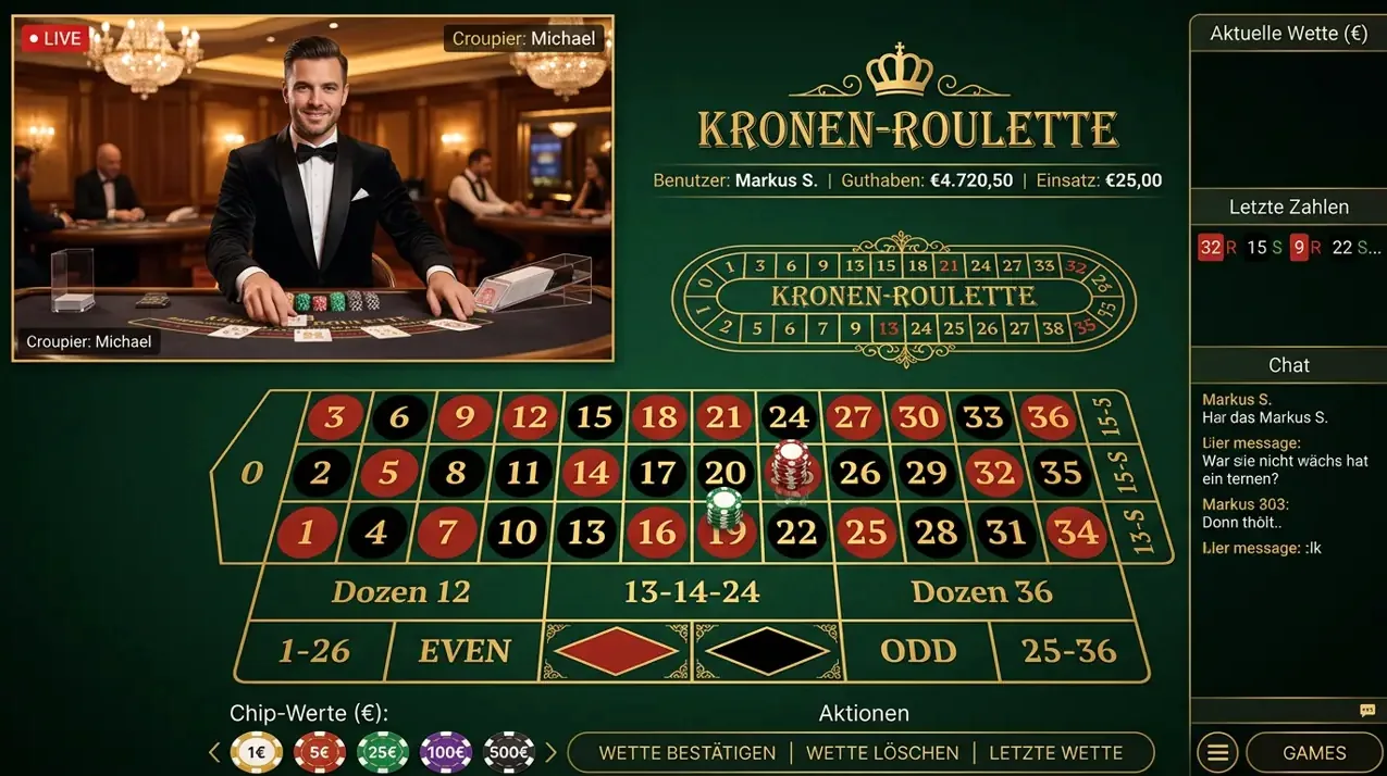 Live Casino im Kaboo